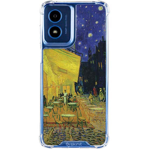 Cafe Terrace at Night by Van Gogh Moto G 5G (2024) Clear Case